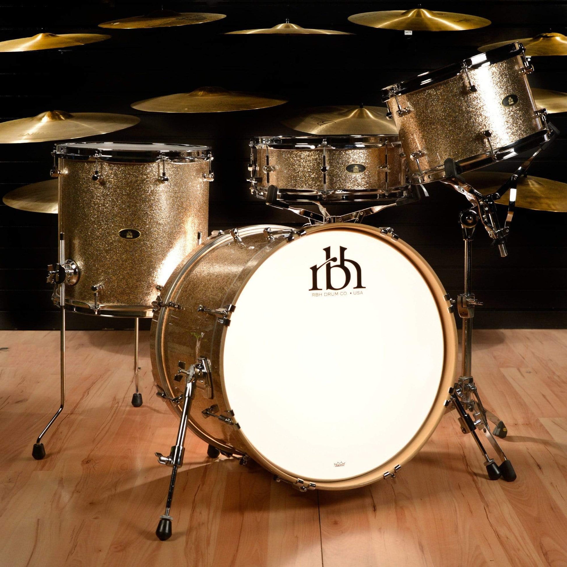 RBH 12/14/14/20 4pc. Westwood Drum Kit Champagne Sparkle Drums and Percussion / Acoustic Drums / Full Acoustic Kits