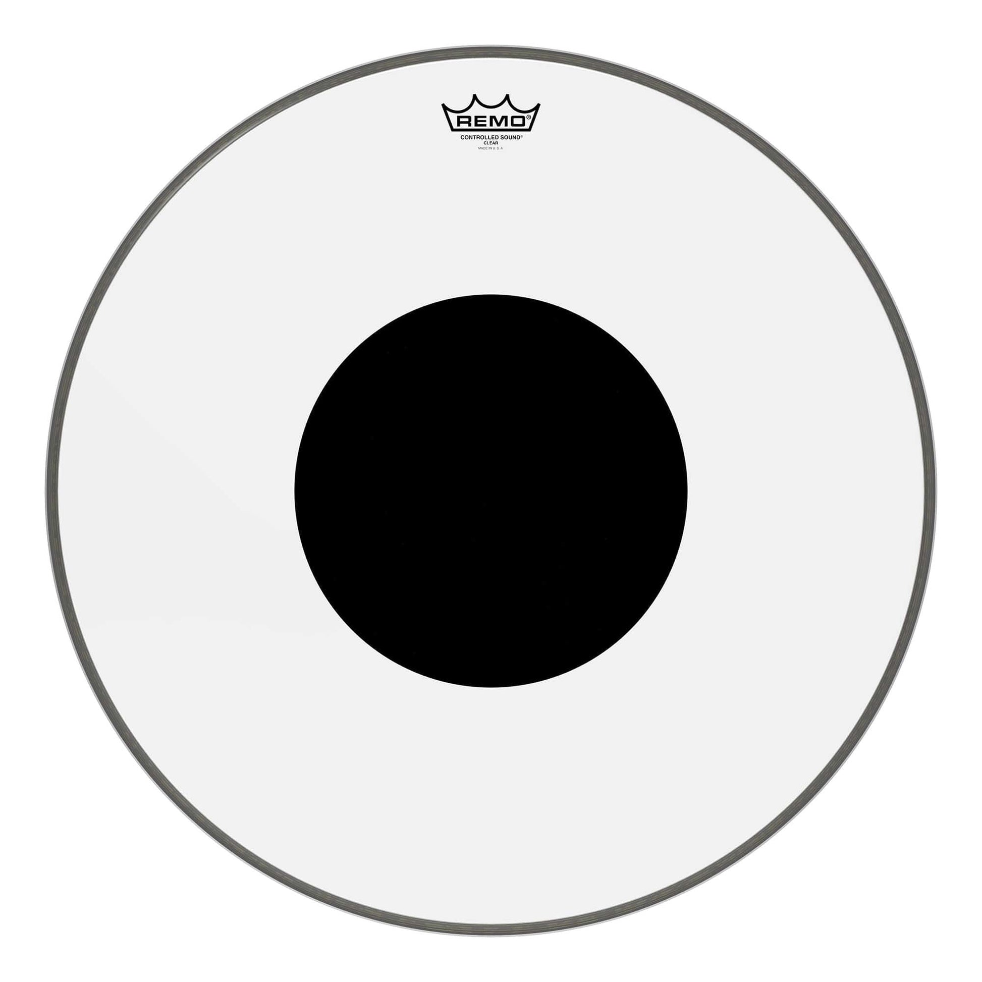 Remo 22" Controlled Sound Clear Bass Drumhead w/Top Black Dot Drums and Percussion / Parts and Accessories / Heads