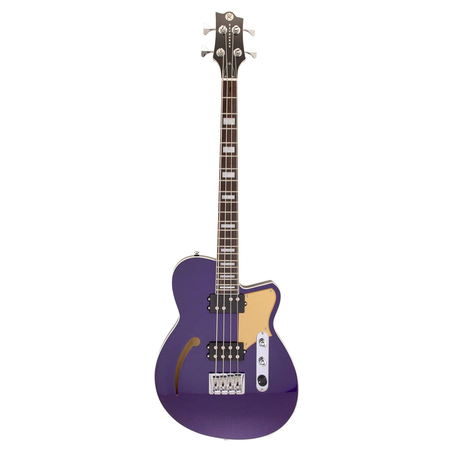 Reverend Linh Le Signature Lil Linhbacker Purple Sparkle Bass Guitars / 4-String