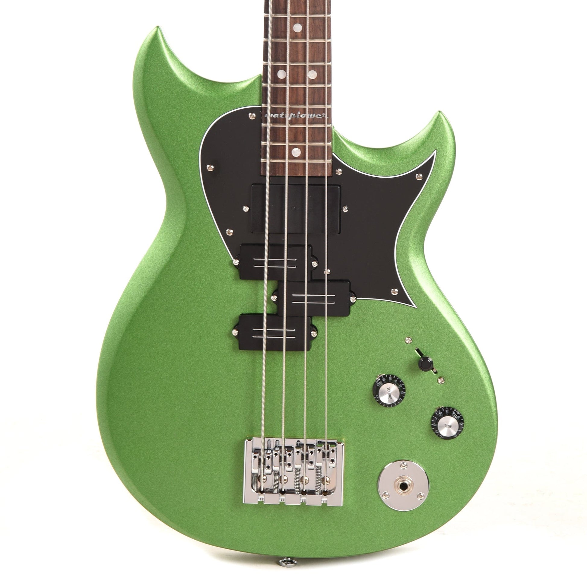 Reverend Mike Watt Wattplower II Bass Satin Emerald Green Bass Guitars / 4-String