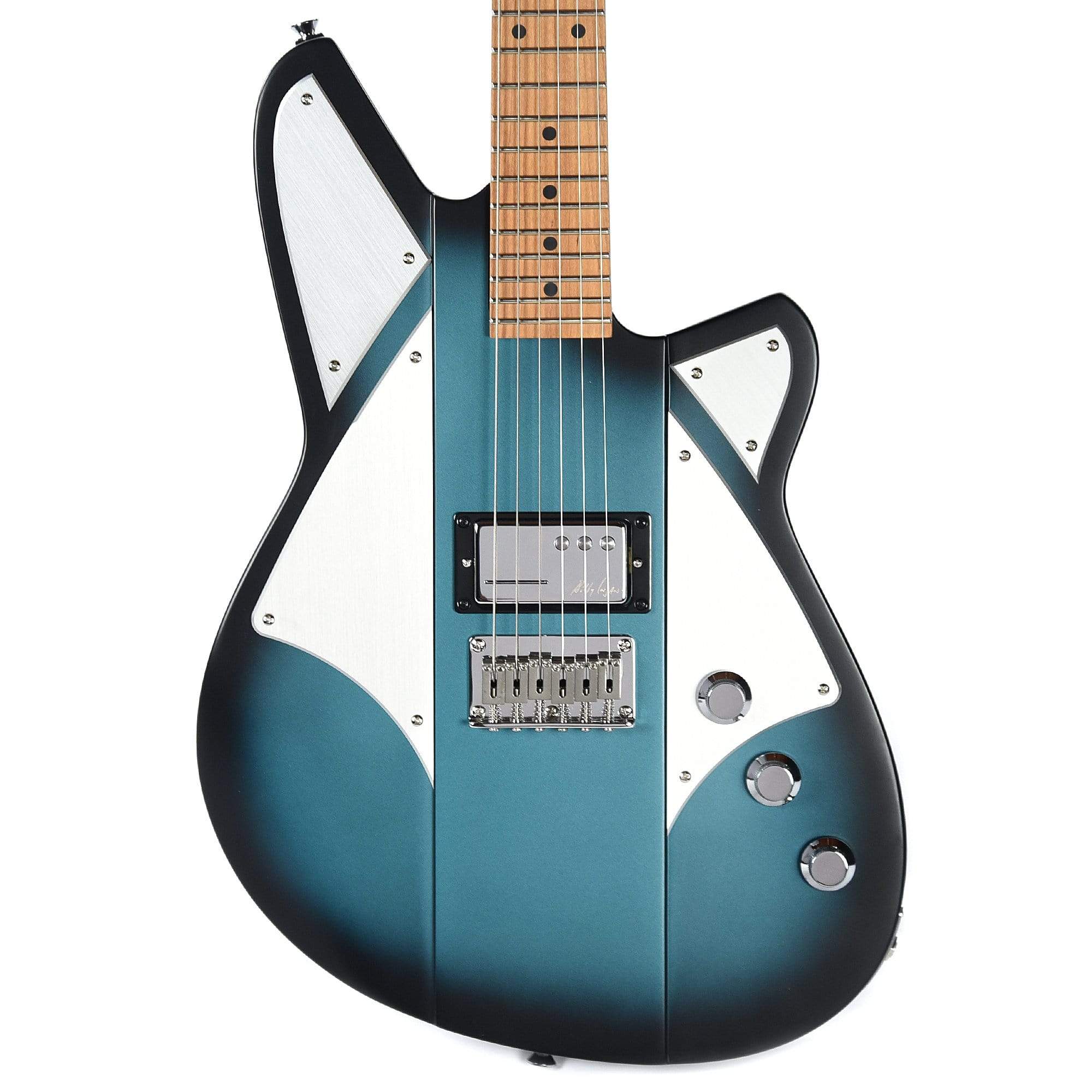 Reverend Billy Corgan Signature Terz Satin Deep Sea Blue Burst ...