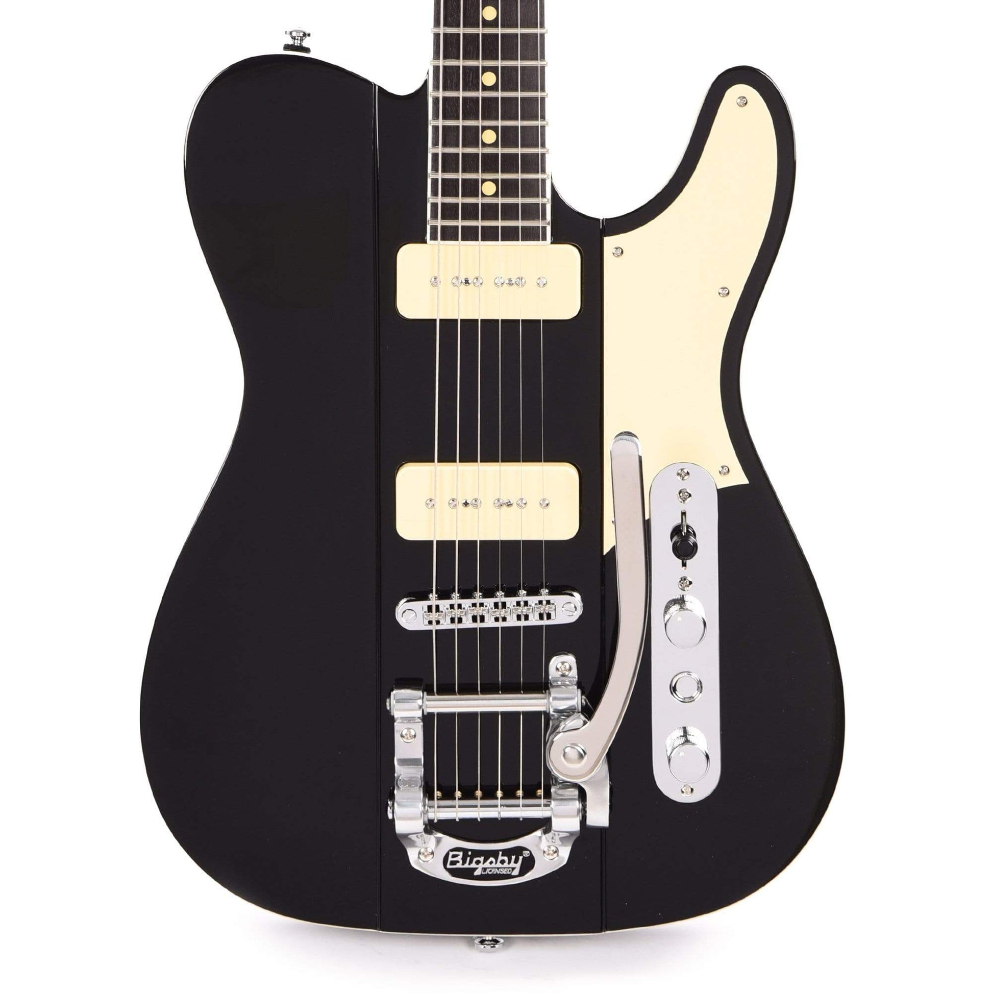 Reverend Greg Koch Signature Gristlemaster 90 Midnight Black w/Bigsby Electric Guitars / Solid Body