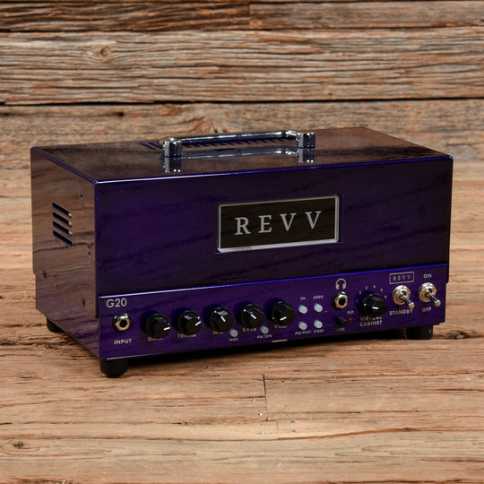 Revv G20 2-Channel 20-Watt Guitar Amp Head with Reactive Load and Virtual Cabinets Amps / Guitar Cabinets