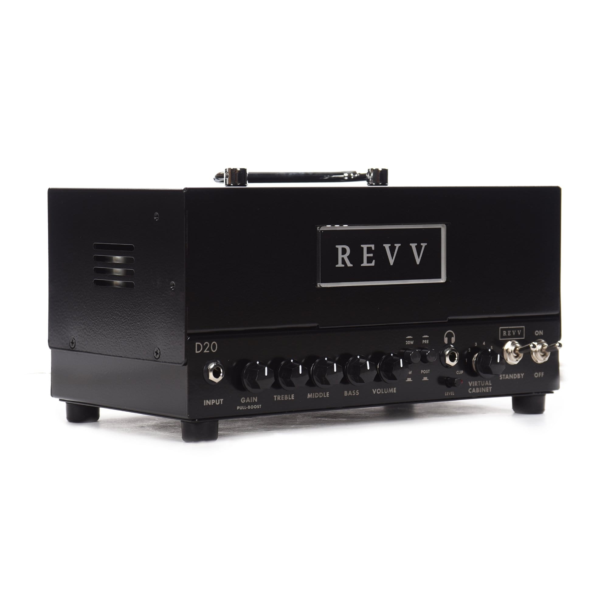 Revv D20 20/4-Watt Tube Amp Head Black Amps / Guitar Heads