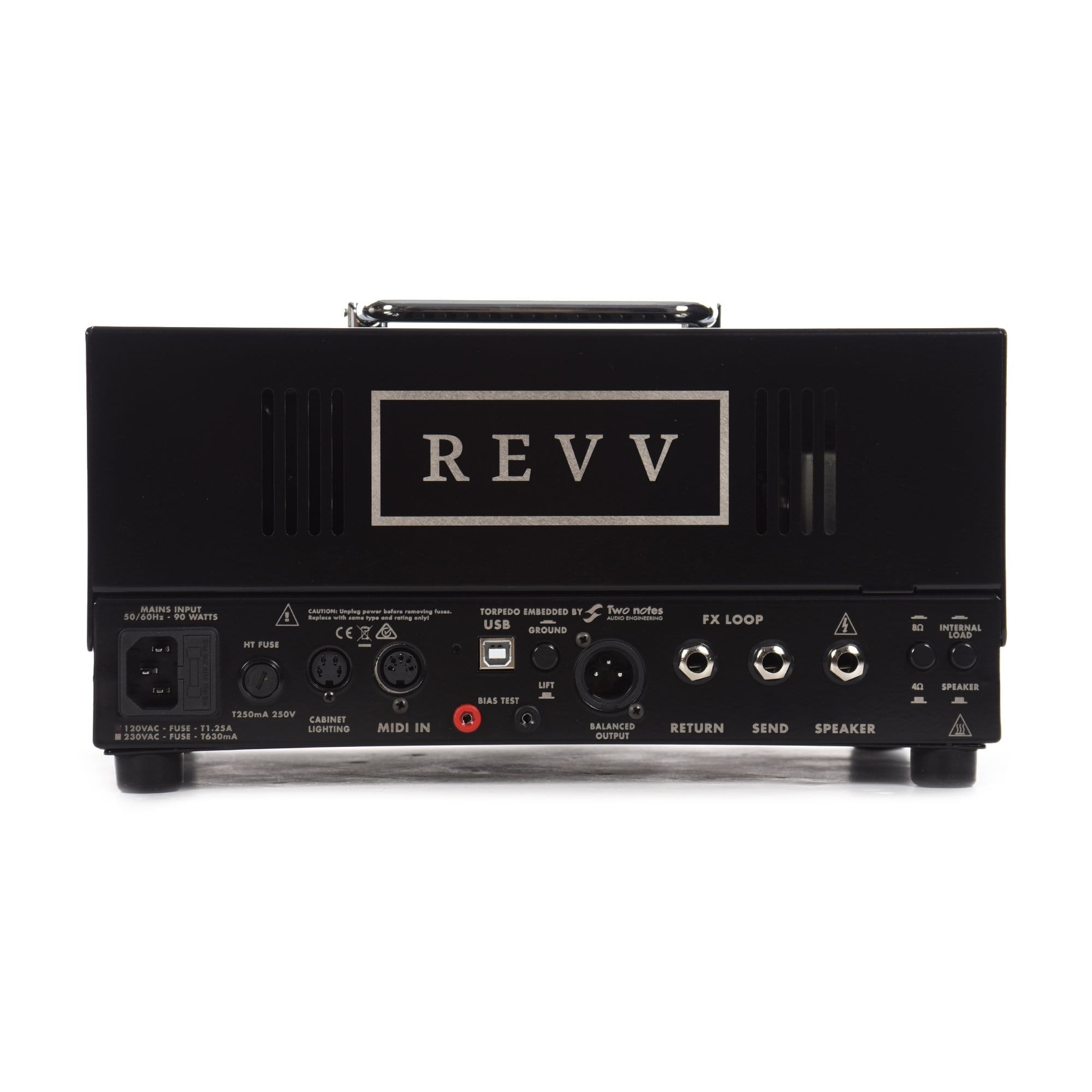 Revv D20 20/4-Watt Tube Amp Head Black Amps / Guitar Heads