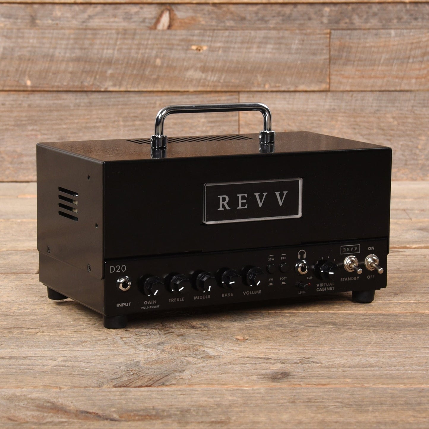 Revv D20 20/4-Watt Tube Amp Head Black Amps / Guitar Heads