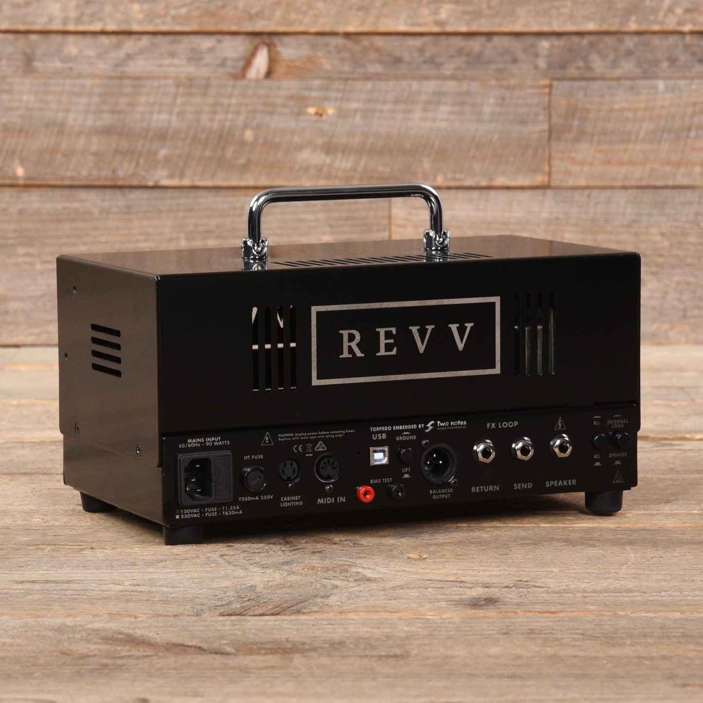 Revv D20 20/4-Watt Tube Amp Head Black Amps / Guitar Heads