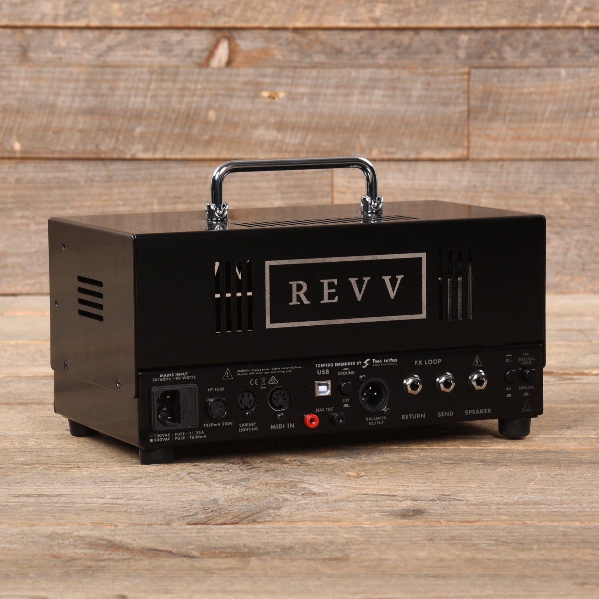 Revv D20 20/4-Watt Tube Amp Head Black Amps / Guitar Heads