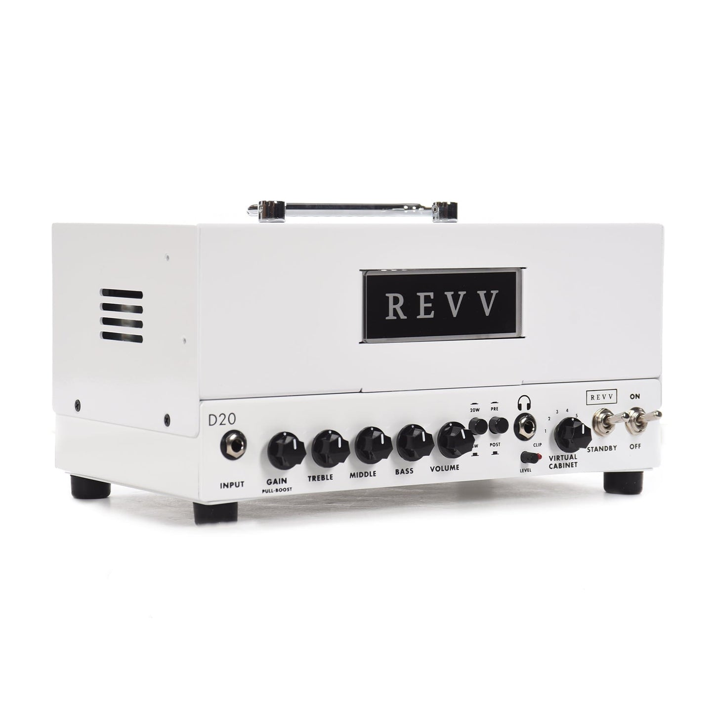 Revv D20 20/4-Watt Tube Amp Head White Amps / Guitar Heads