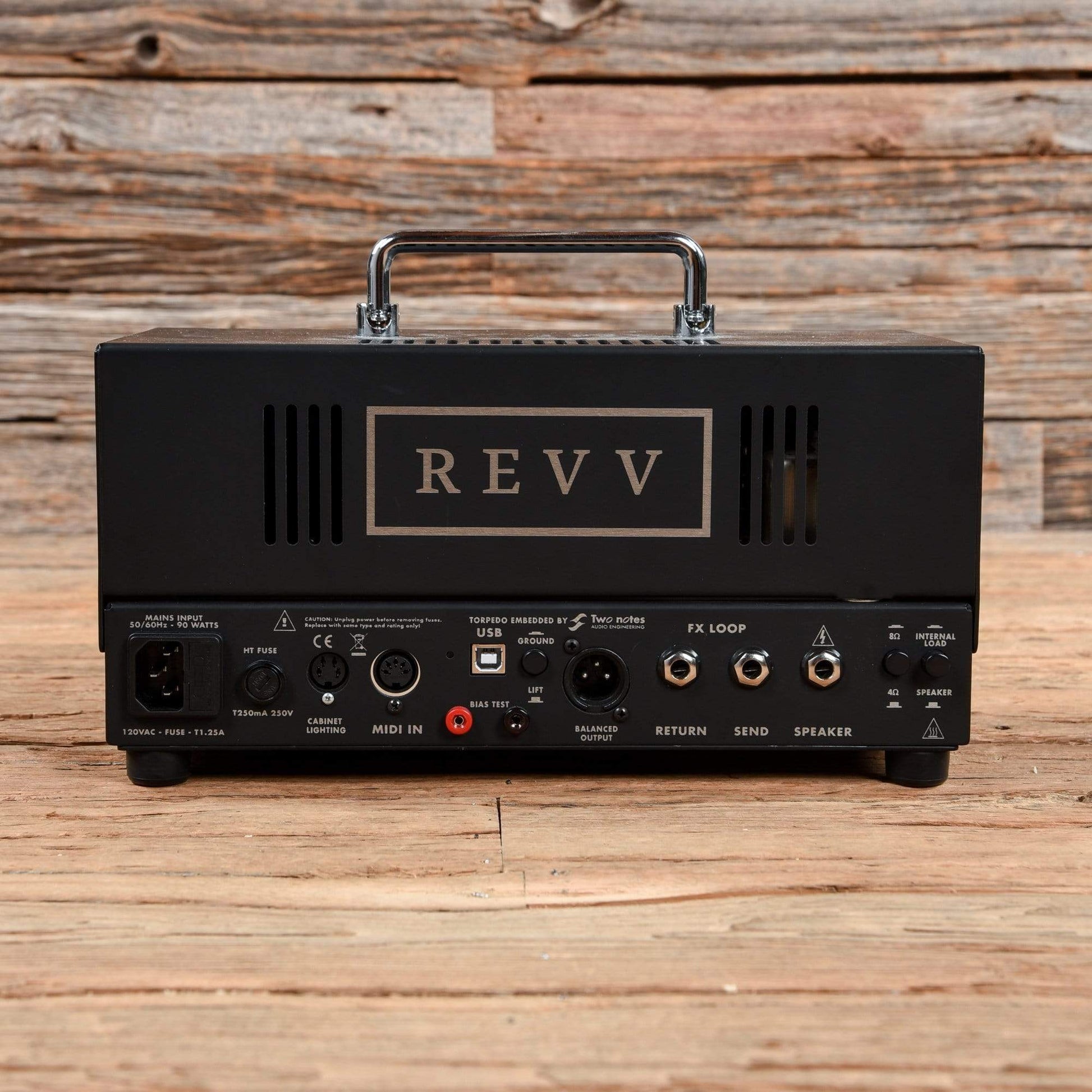 Revv D20 20-Watt Guitar Amp Head with Two Notes Torpedo-Embedded Reactive Load & Virtual Cabinets Amps / Guitar Heads