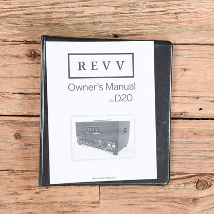 Revv D20 20-Watt Guitar Amp Head with Two Notes Torpedo-Embedded Reactive Load & Virtual Cabinets Amps / Guitar Heads