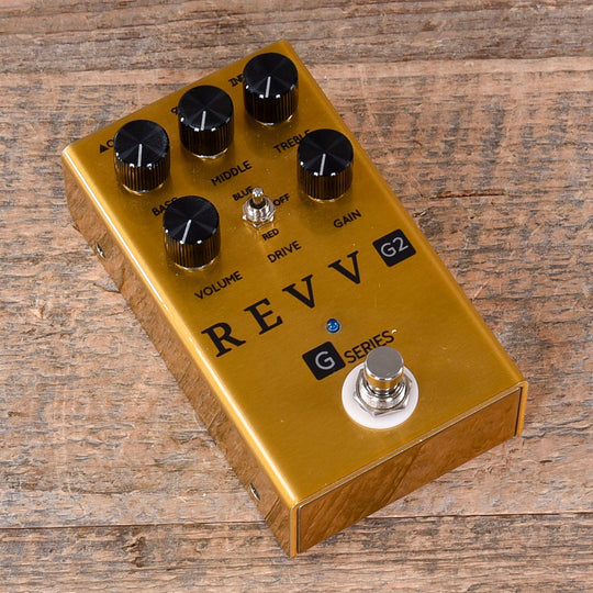 Revv G2 Preamp/Overdrive/Distortion Pedal Gold Effects and Pedals / Overdrive and Boost