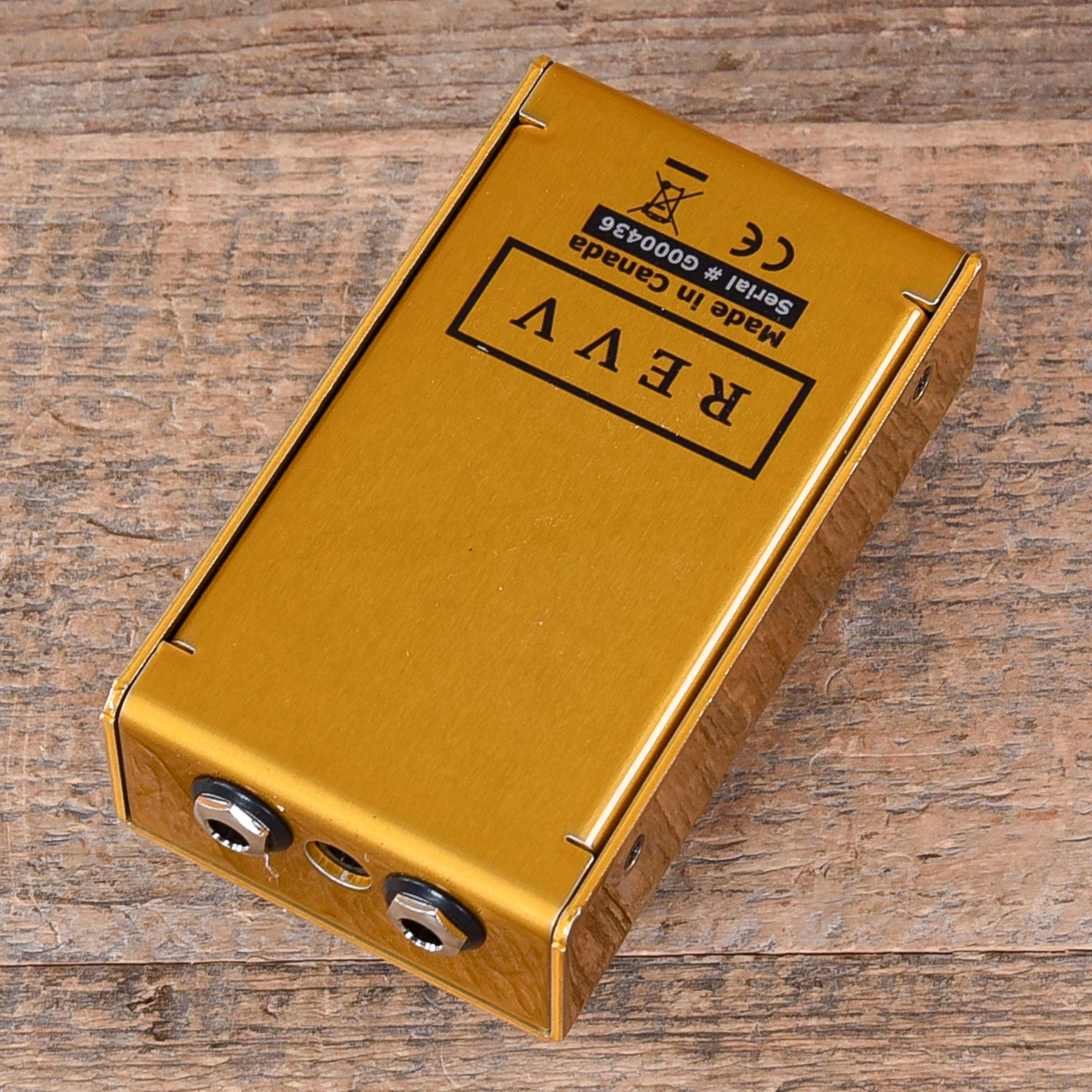 Revv G2 Preamp/Overdrive/Distortion Pedal Gold Effects and Pedals / Overdrive and Boost