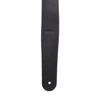 Richter Raw IV Nappa Guitar Strap Genuine Leather Black Accessories / Straps