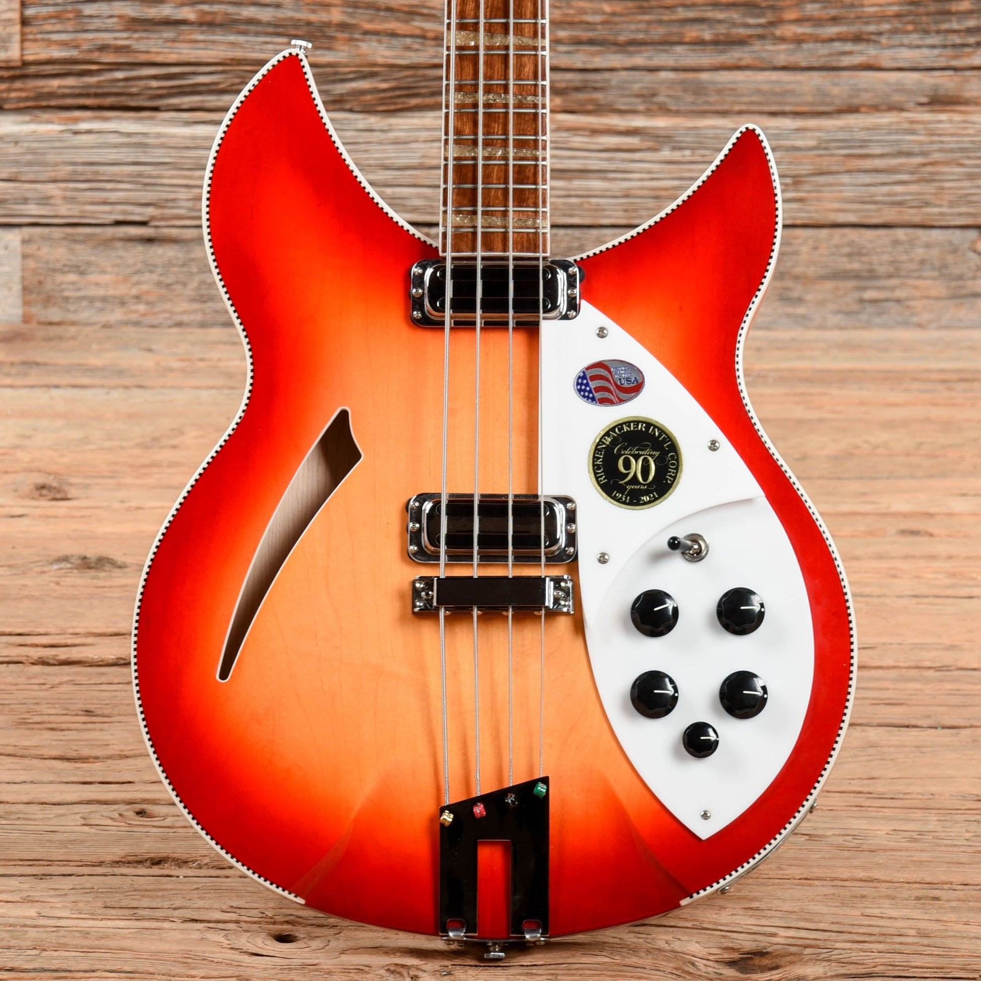 Rickenbacker 90th Anniversary 4005XC Amber FireGlo Bass Guitars / 4-String