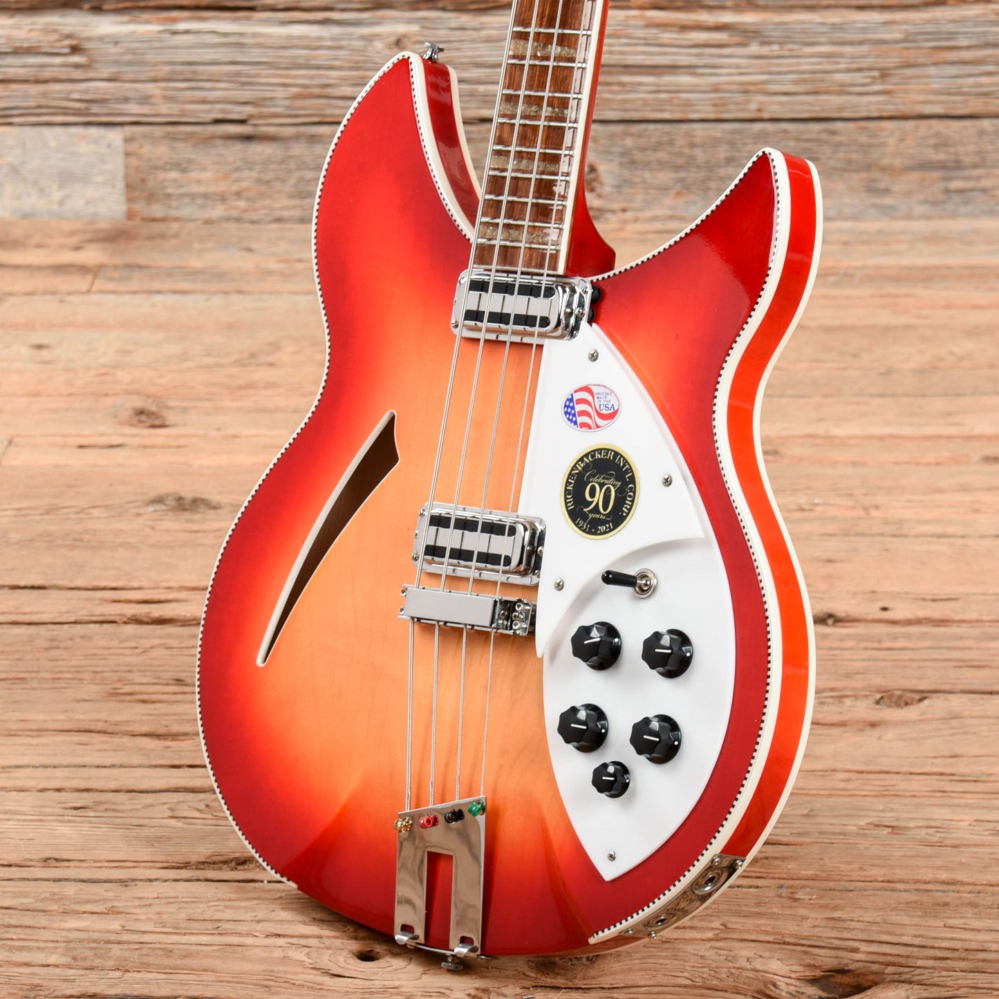 Rickenbacker 90th Anniversary 4005XC Amber FireGlo Bass Guitars / 4-String