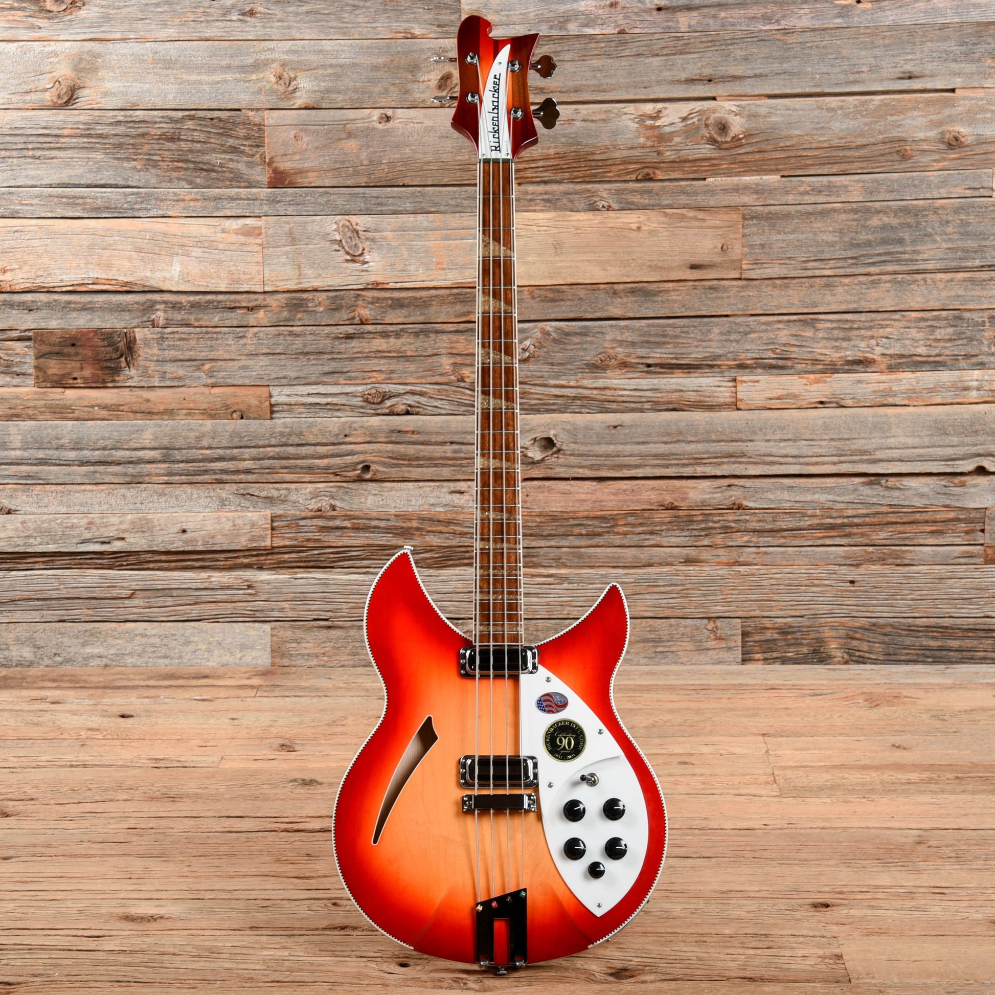 Rickenbacker 90th Anniversary 4005XC Amber FireGlo Bass Guitars / 4-String