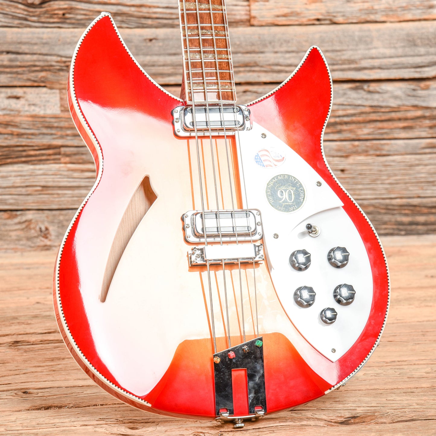 Rickenbacker 90th Anniversary 4005XC Amber FireGlo Bass Guitars / 4-String