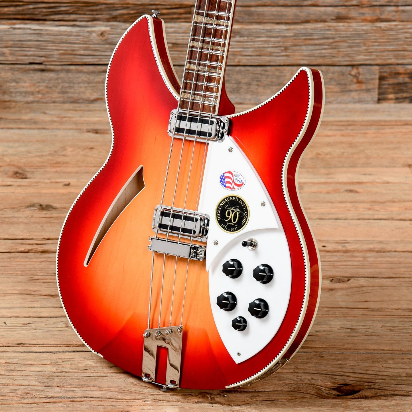 Rickenbacker 90th Anniversary 4005XC Amber FireGlo Bass Guitars / 4-String