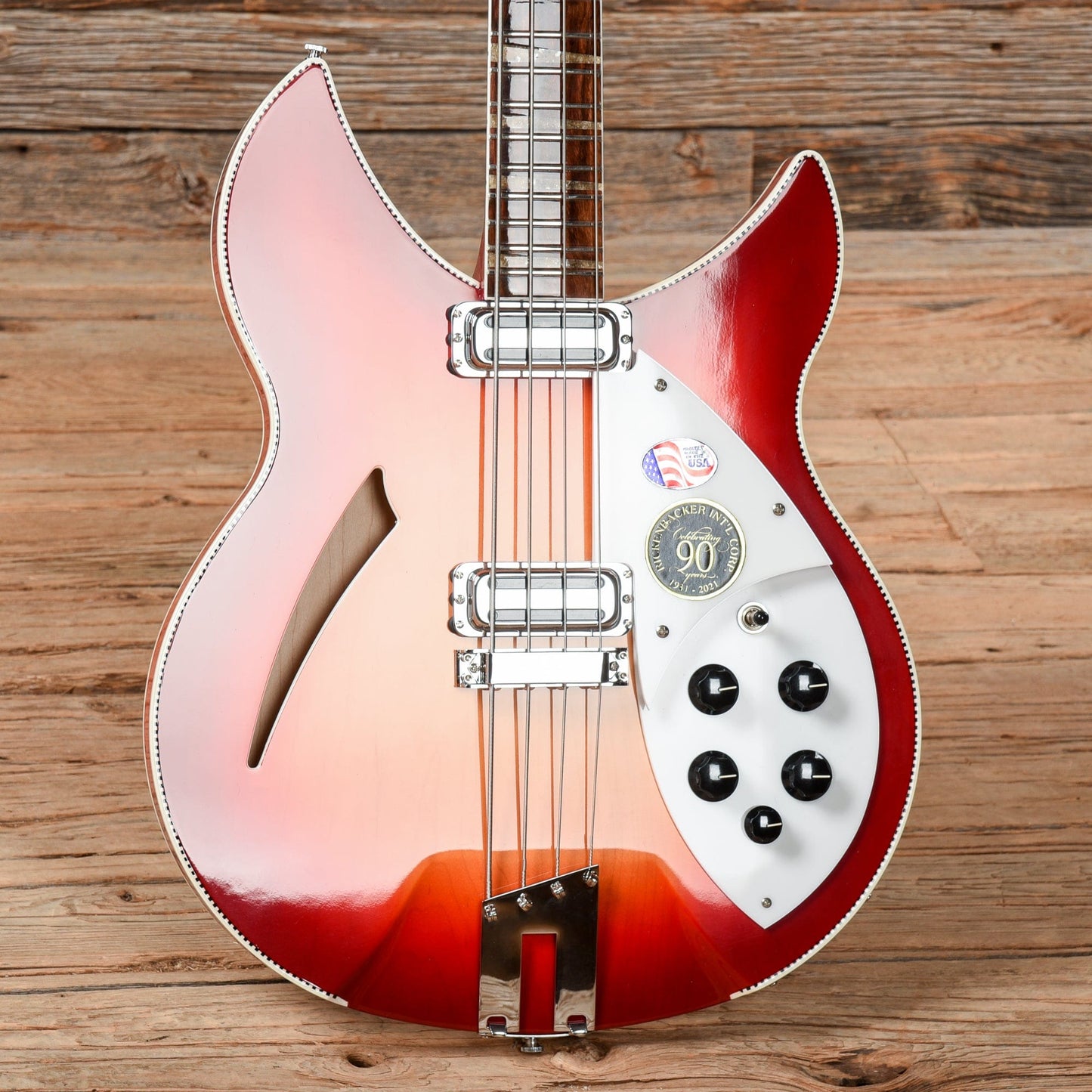 Rickenbacker 90th Anniversary 4005XC Amber FireGlo Bass Guitars / 4-String