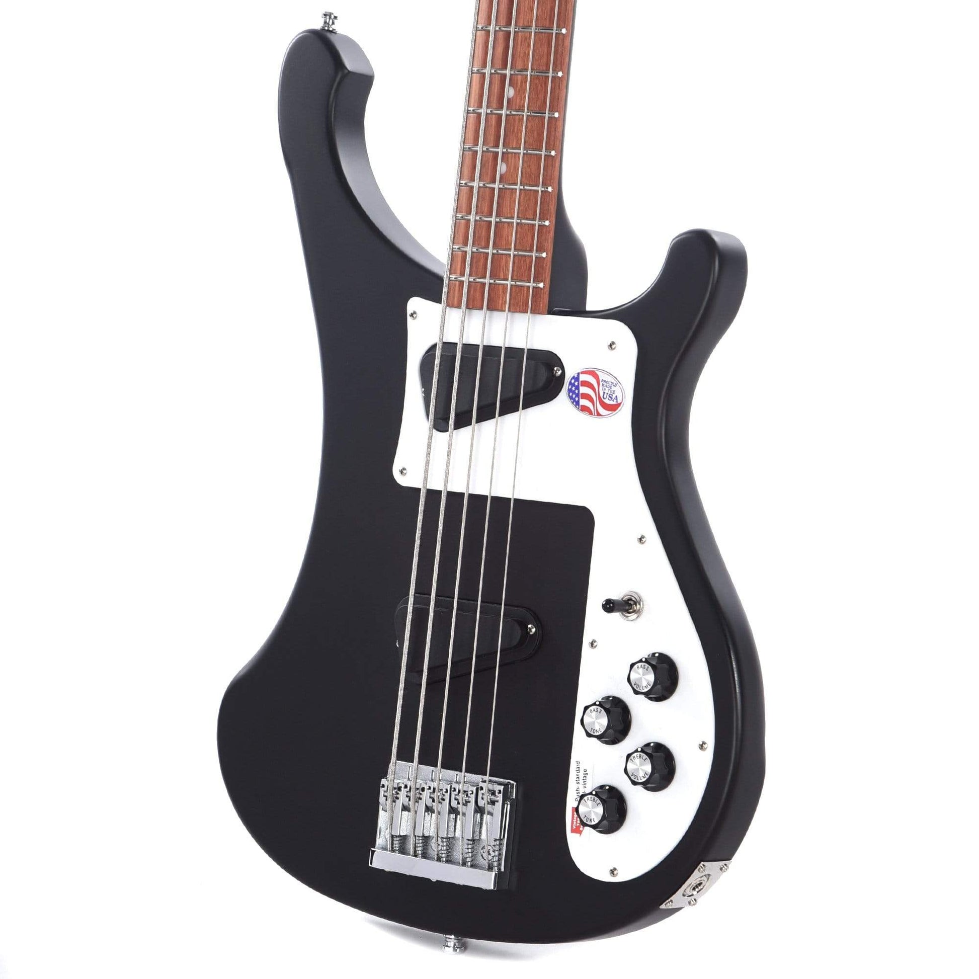 Rickenbacker 4003S/5 5-String Matte Black Bass Guitars / 5-String or More