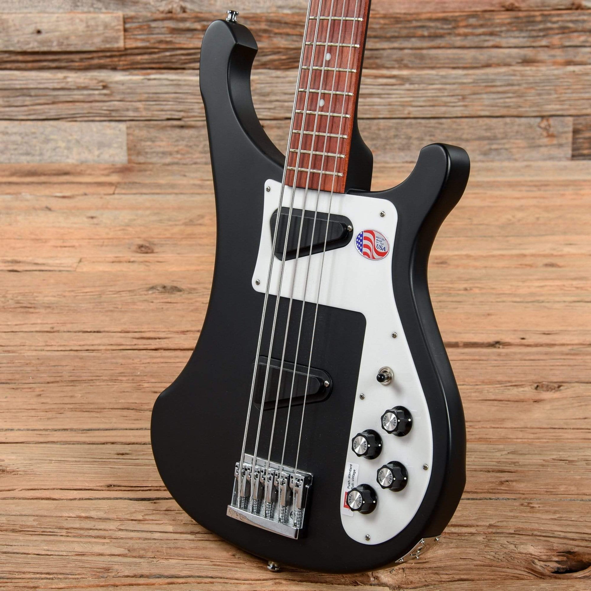 Rickenbacker 4003S/5 5-String Matte Black Bass Guitars / 5-String or More