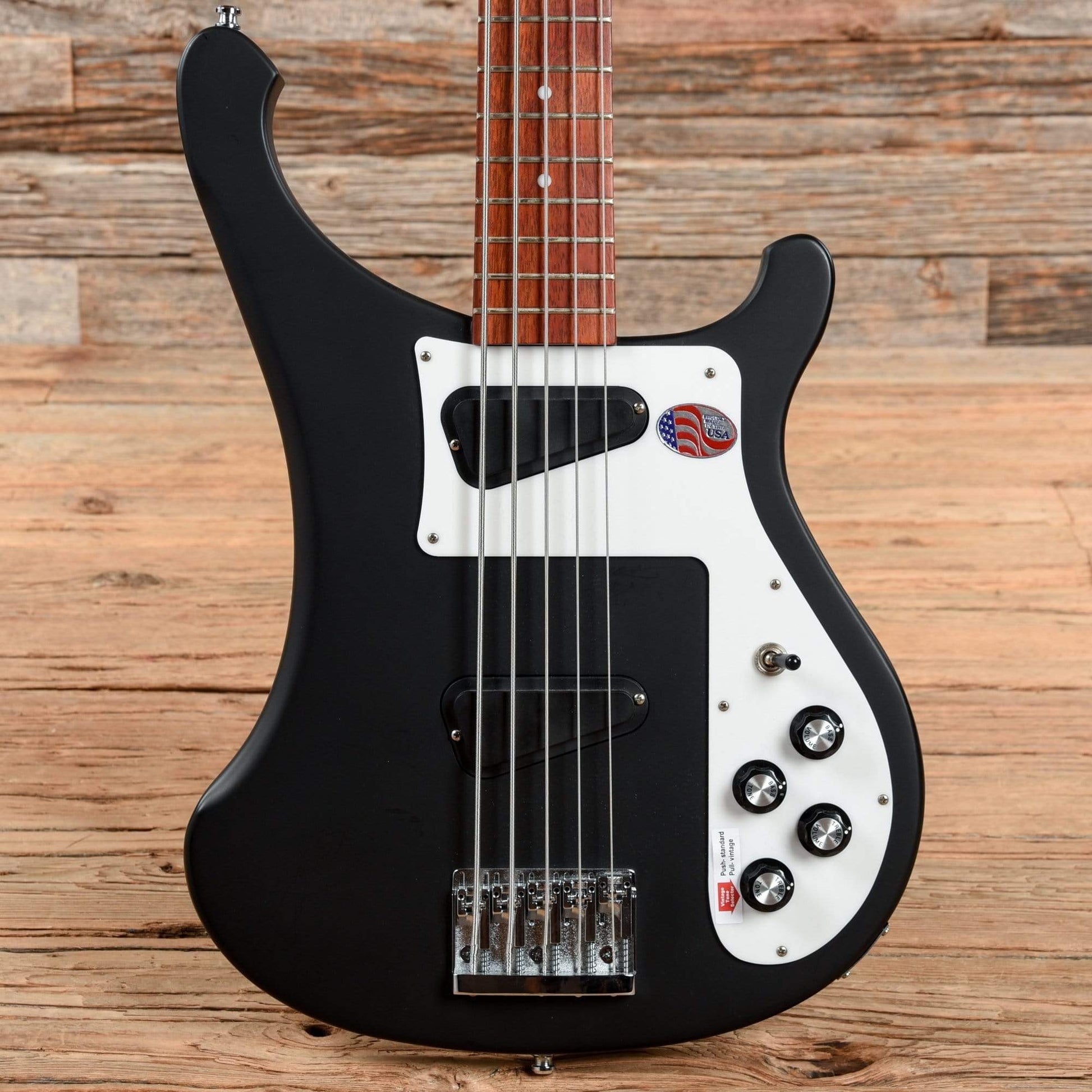 Rickenbacker 4003S/5 5-String Matte Black Bass Guitars / 5-String or More