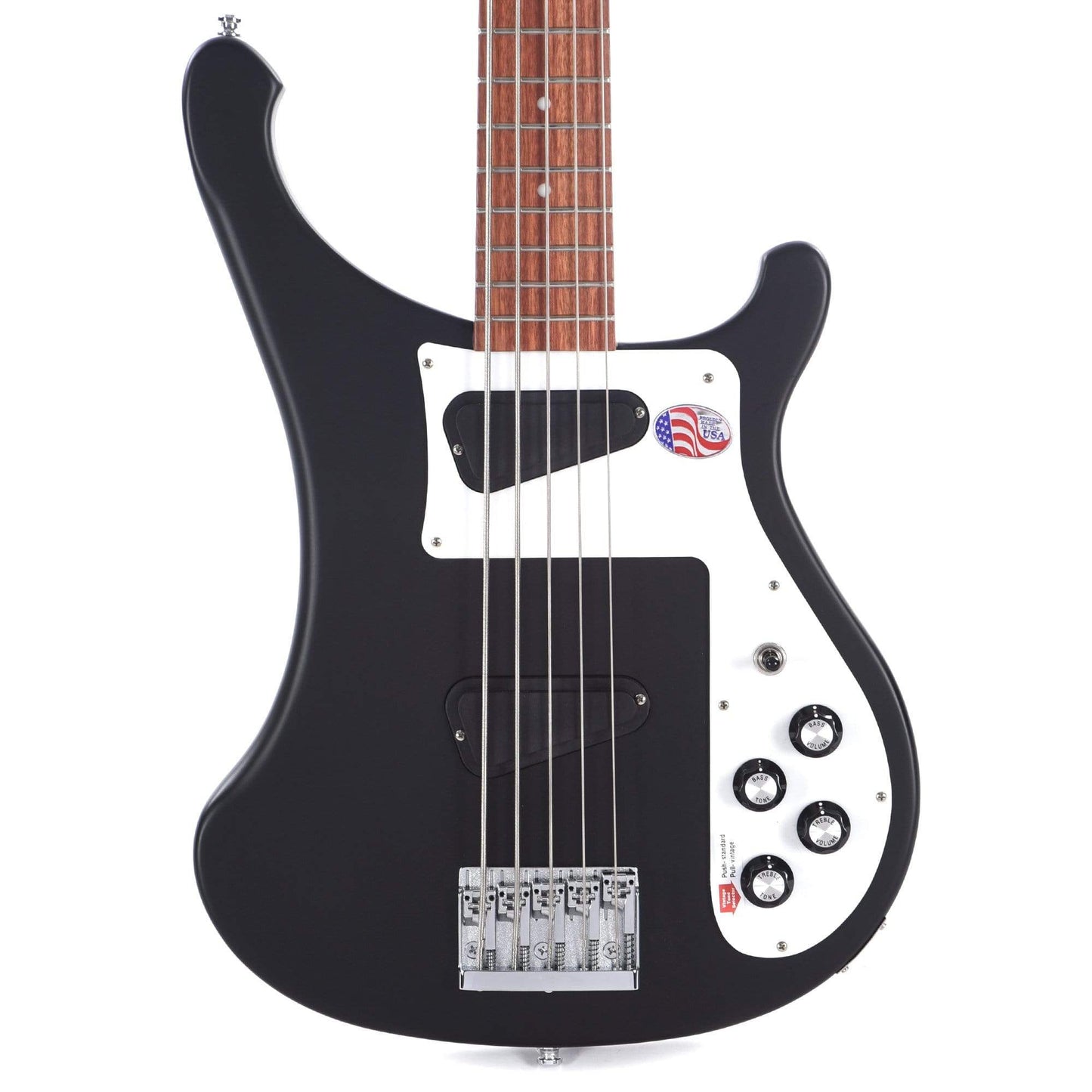 Rickenbacker 4003S/5 5-String Matte Black Bass Guitars / 5-String or More