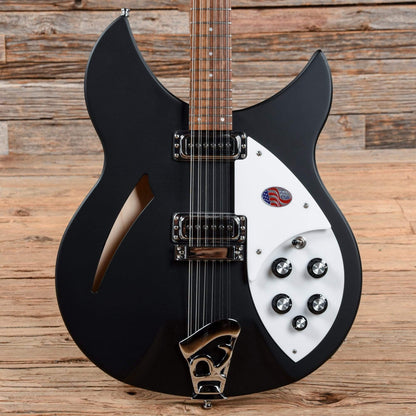 Rickenbacker 330/12 12-String Matte Black Electric Guitars / 12-String