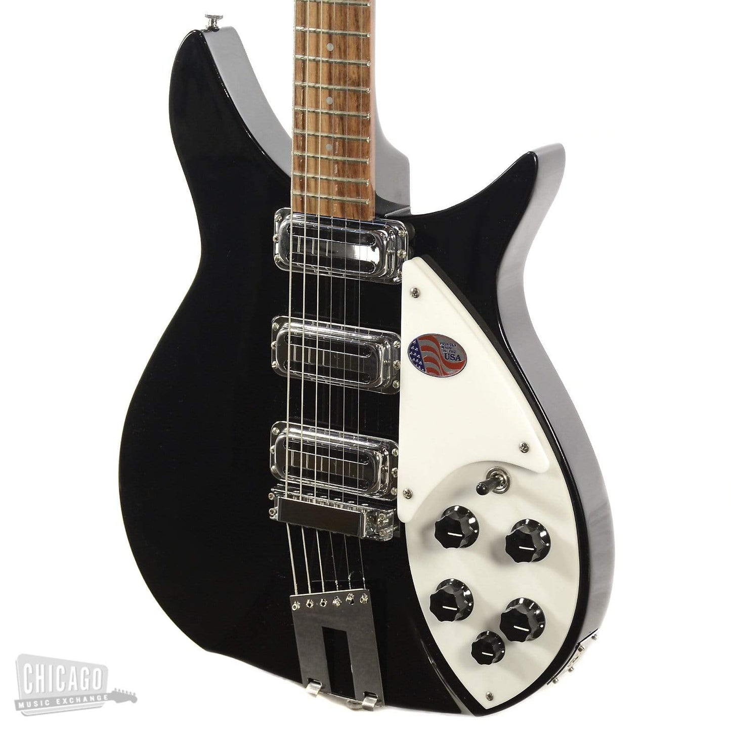 Rickenbacker 350V63 'Liverpool' Jetglo Electric Guitars / Semi-Hollow