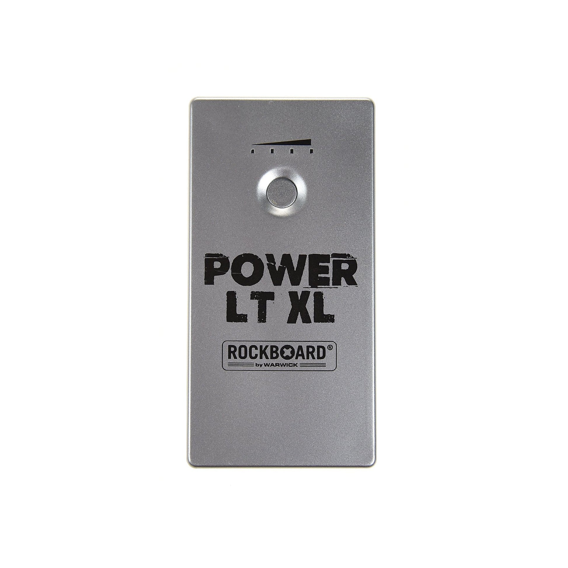 RockGear RockBoard Power Lithium-Ion Rechargeable Battery w/RBO Power Ace Daisy 5 & Worldwide Power Adapter Silver Effects and Pedals / Pedalboards and Power Supplies