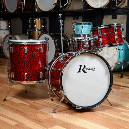 Rogers 12/16/20 Drum Kit w/5x14 Dynasonic Snare Drum Red Onyx Drums and Percussion / Acoustic Drums / Full Acoustic Kits