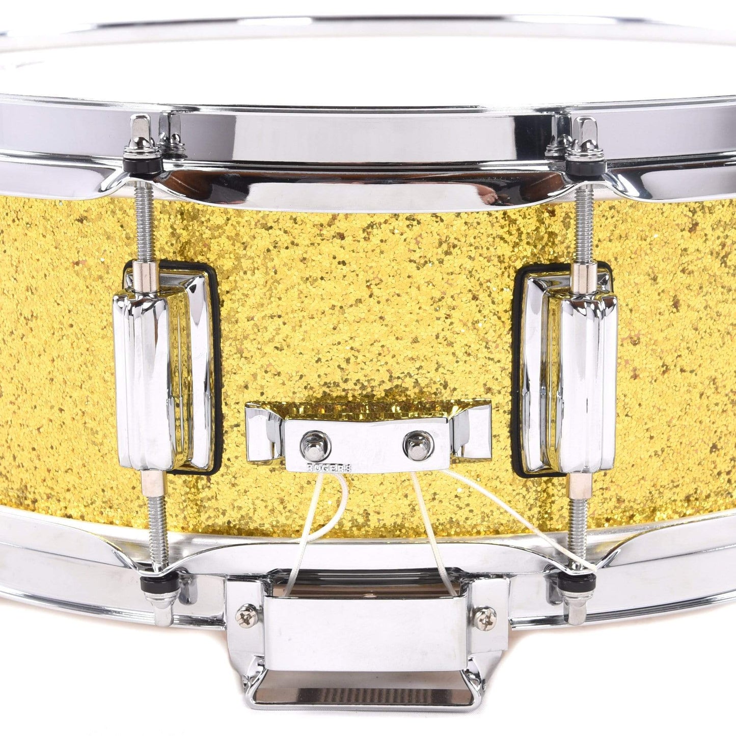 Rogers 5x14 Dyna-Sonic Classic Snare Drum Gold Sparkle Lacquer Drums and Percussion / Acoustic Drums / Snare