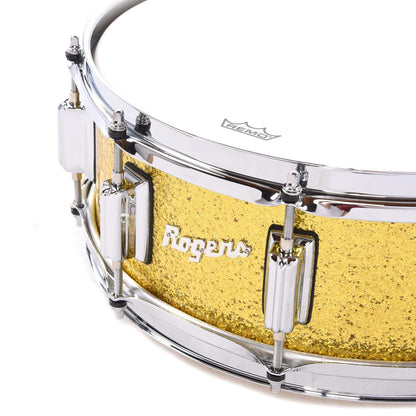 Rogers 5x14 Dyna-Sonic Classic Snare Drum Gold Sparkle Lacquer Drums and Percussion / Acoustic Drums / Snare