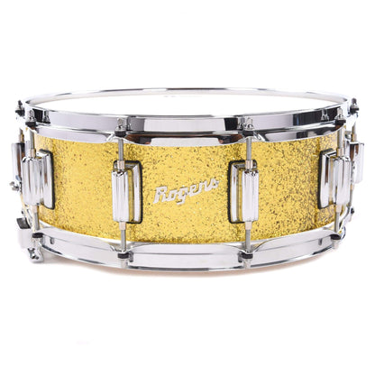 Rogers 5x14 Dyna-Sonic Classic Snare Drum Gold Sparkle Lacquer Drums and Percussion / Acoustic Drums / Snare