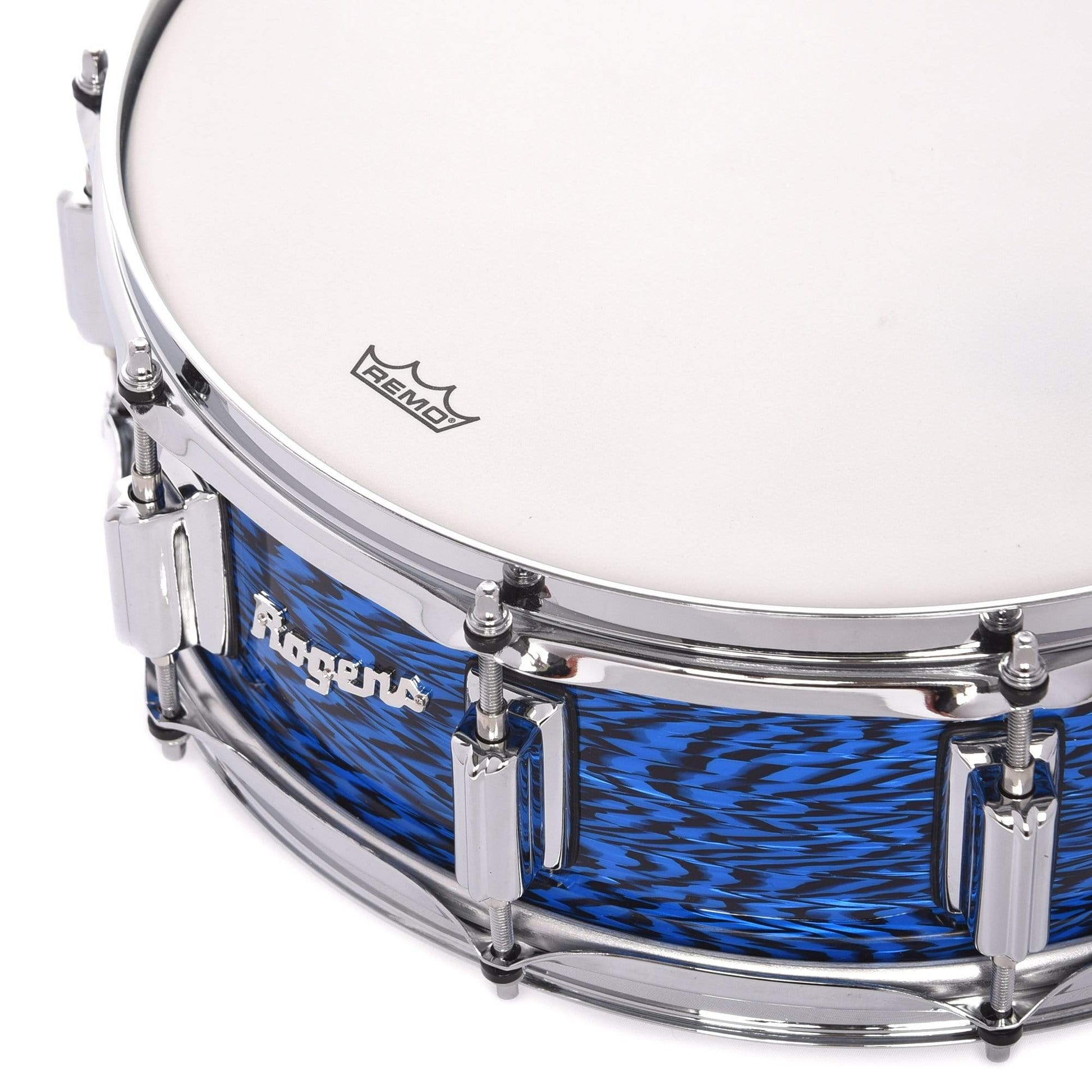 Rogers 5x14 Dyna-Sonic Wood Snare Drum Blue Onyx Drums and Percussion / Acoustic Drums / Snare