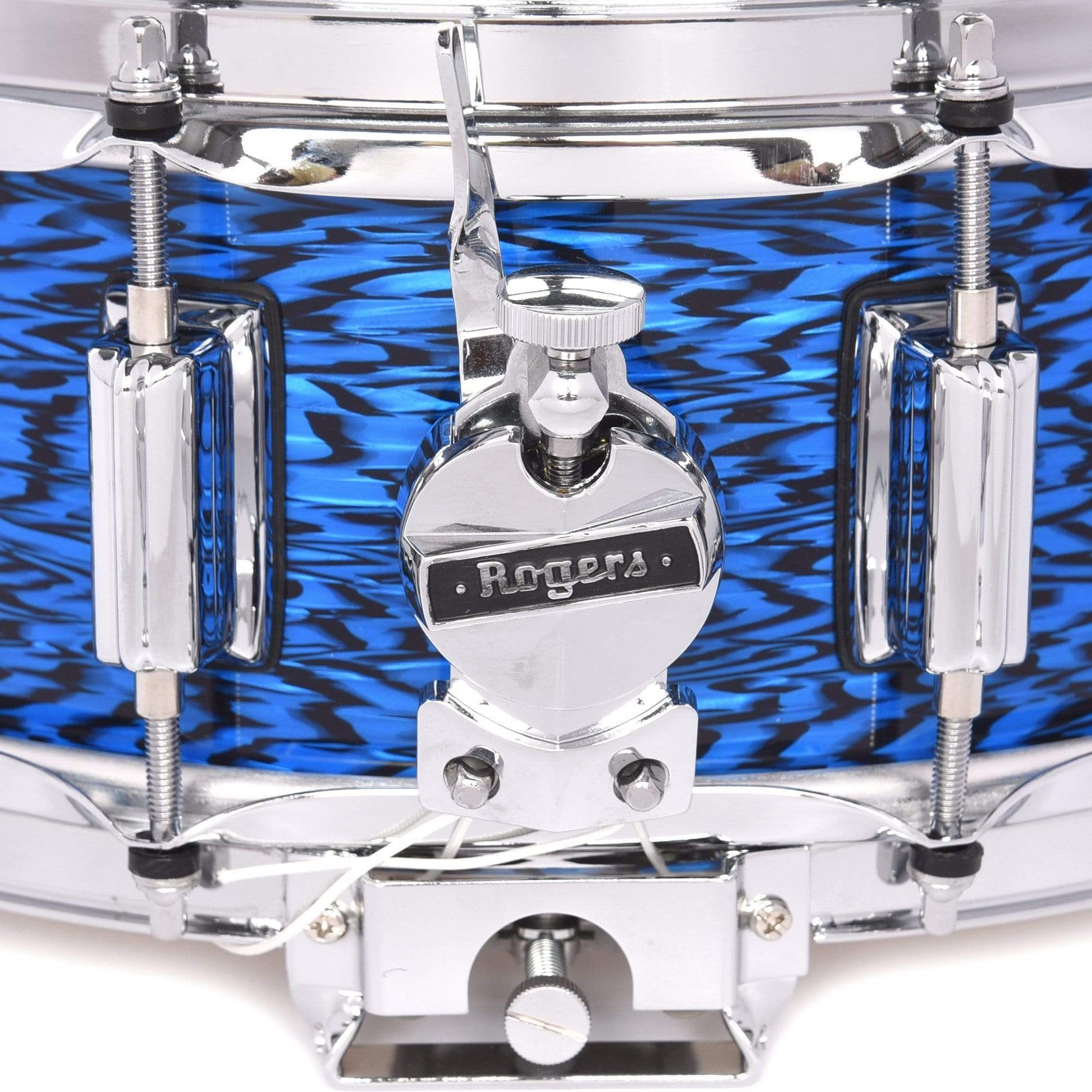 Rogers 5x14 Dyna-Sonic Wood Snare Drum Blue Onyx Drums and Percussion / Acoustic Drums / Snare