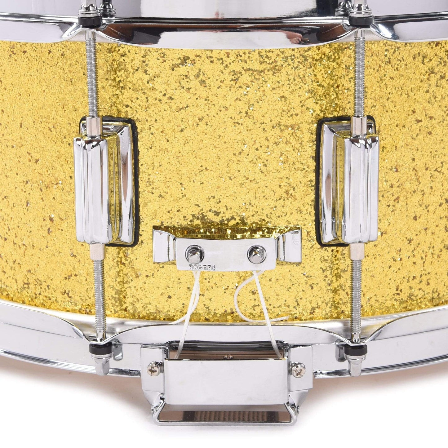 Rogers 6.5x14 Dyna-Sonic Classic Snare Drum Gold Sparkle Lacquer Drums and Percussion / Acoustic Drums / Snare