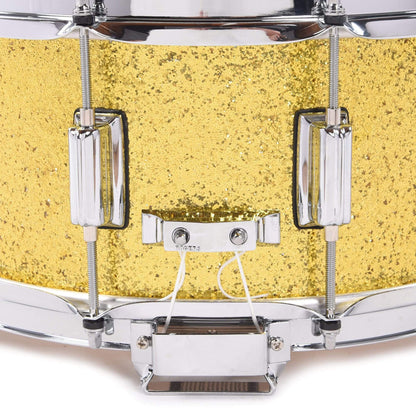 Rogers 6.5x14 Dyna-Sonic Classic Snare Drum Gold Sparkle Lacquer Drums and Percussion / Acoustic Drums / Snare