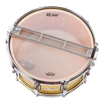 Rogers 6.5x14 Dyna-Sonic Classic Snare Drum Gold Sparkle Lacquer Drums and Percussion / Acoustic Drums / Snare