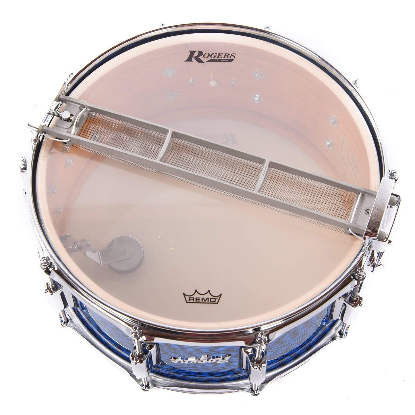 Rogers 6.5x14 Dyna-Sonic Wood Snare Drum Blue Onyx Drums and Percussion / Acoustic Drums / Snare