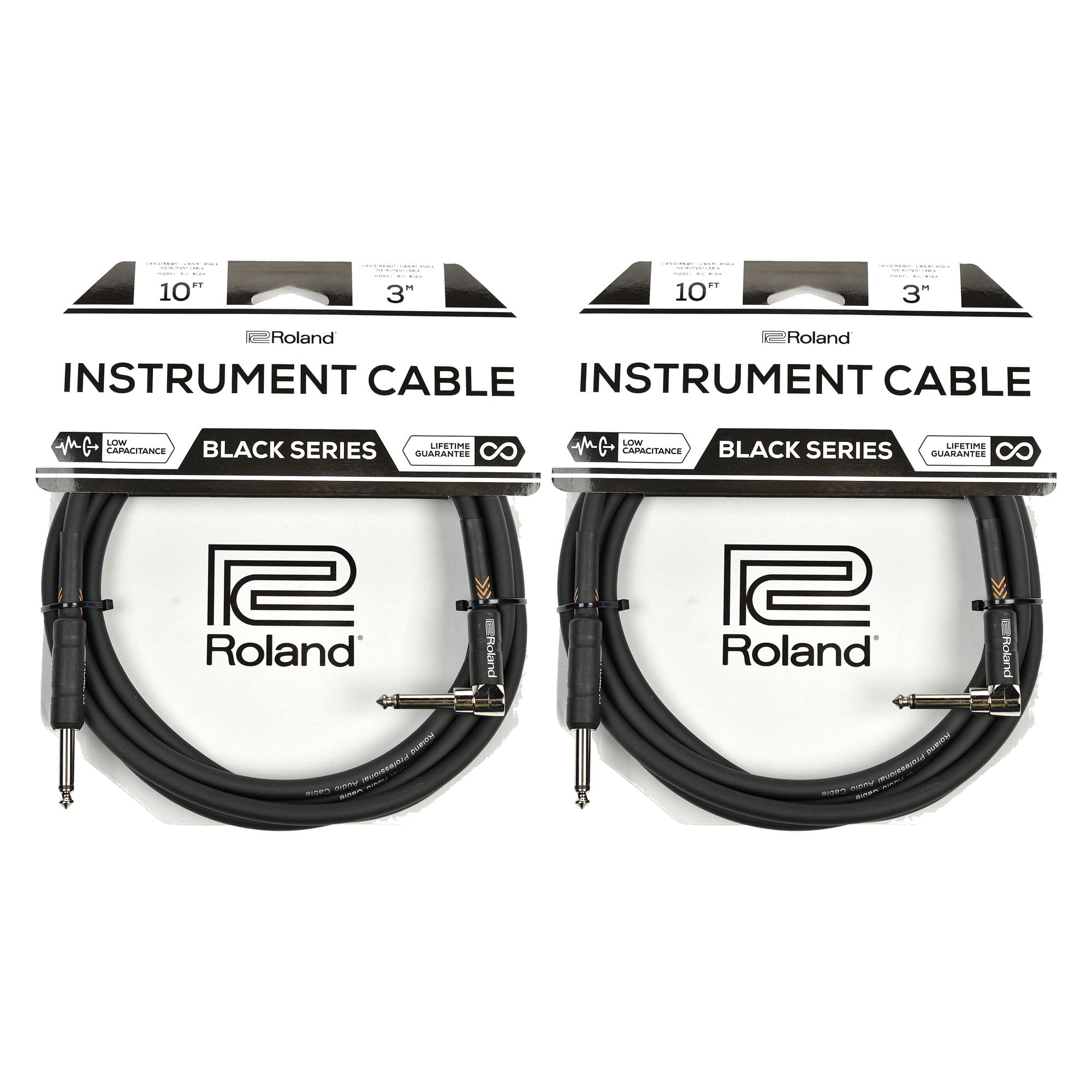 Roland Black Series 10ft A/S 1/4