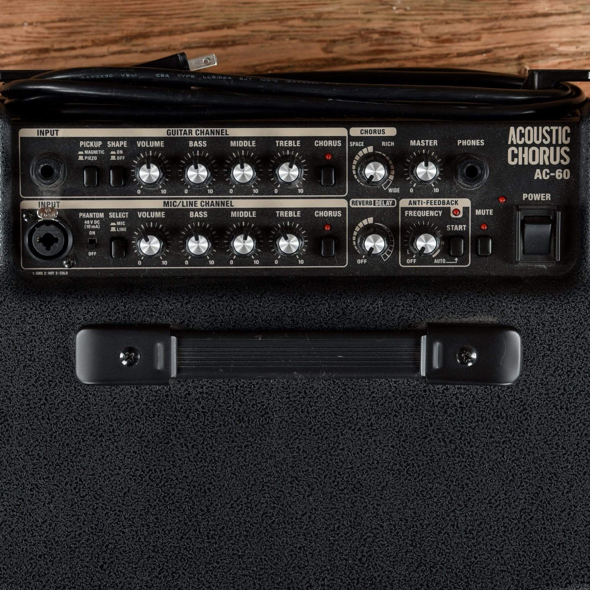 Roland AC-60 Acoustic Chorus 2-Channel 60-Watt 2x6.5" Acoustic Guitar Combo Amps / Guitar Combos