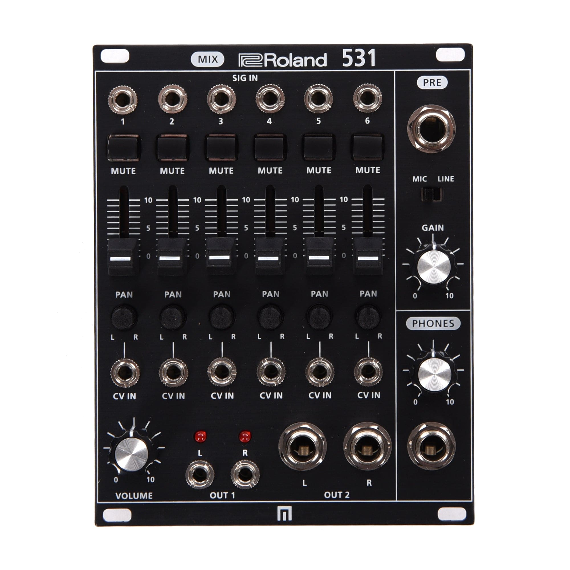 Roland System-500 531 Eurorack Mixer Module Pro Audio / Mixers