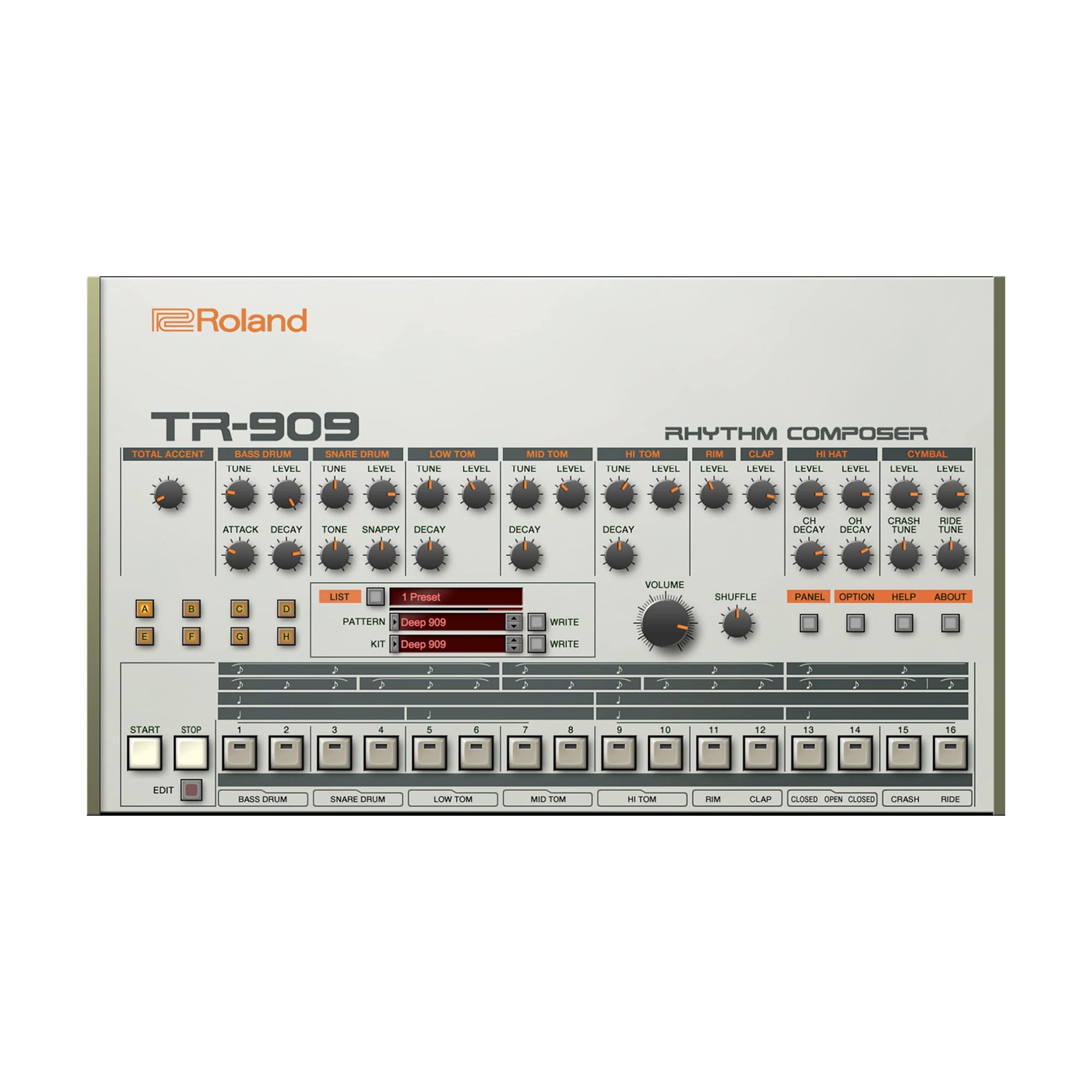 Roland TR-909 Software Rhythm Composer Download – Chicago Music