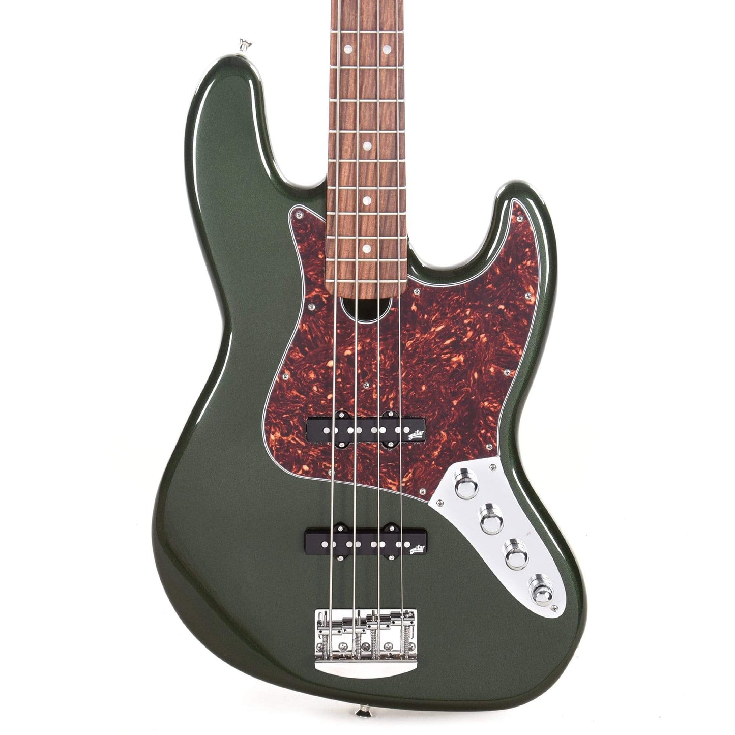 Roscoe J Classic 4 Alder Cadillac Green w/Tortoise Pickguard & Dual Aguilar 4J-HC Pickups Bass Guitars / 4-String