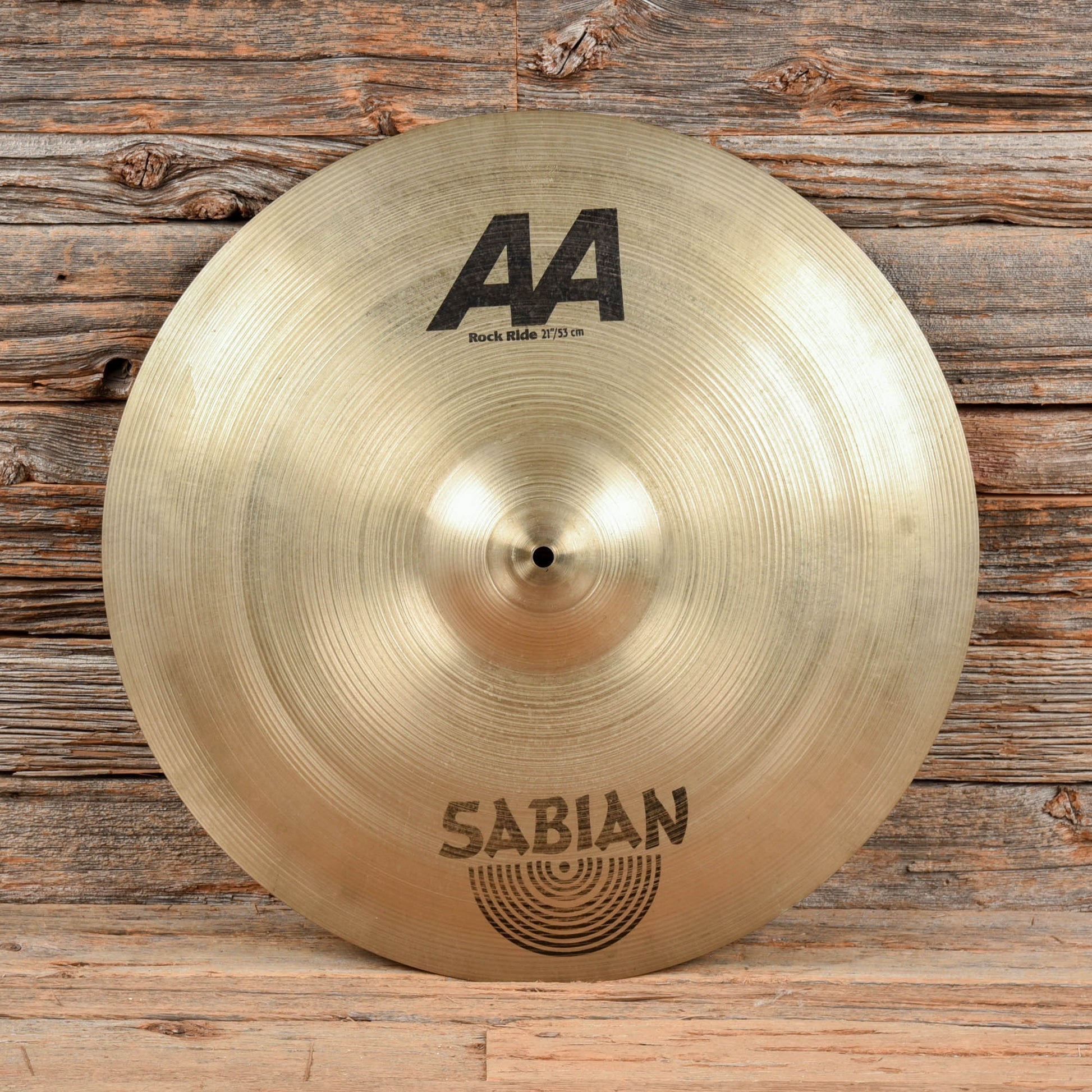 Sabian 21" AA Rock Ride Cymbal USED Drums and Percussion