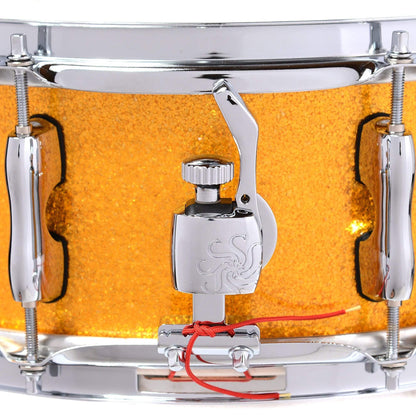 Sakae 5.5x14 Trilogy Snare Drum Gold Sparkle