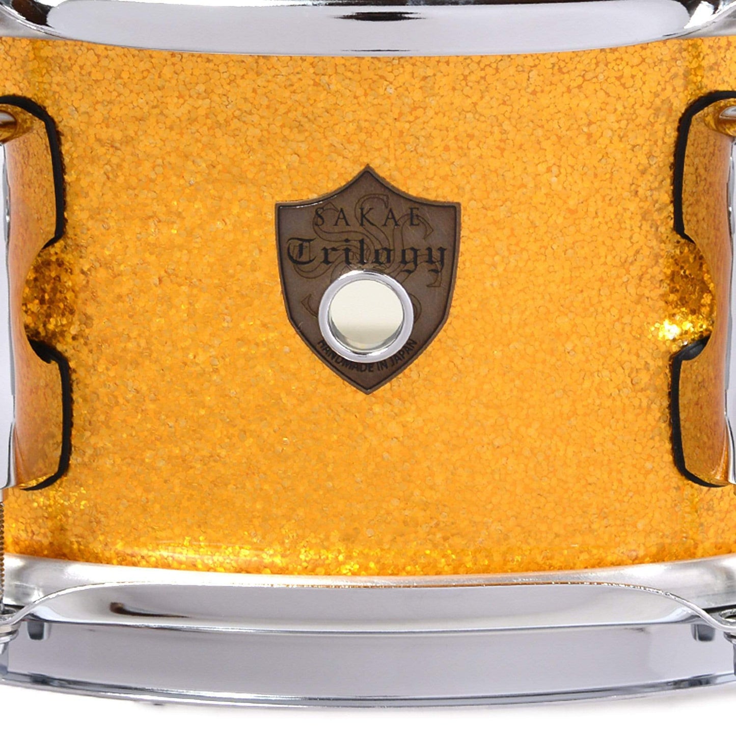 Sakae 5.5x14 Trilogy Snare Drum Gold Sparkle