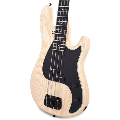 Sandberg Lionel Short Scale Bass Natural Ash w/Abalone Inlays, Black Pickguard & Hardware Bass Guitars / 4-String